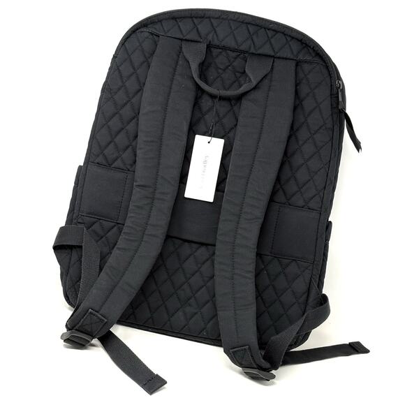 Vera Bradley Black Moonless Night Essential XL Extra Large Backpack Cotton NWT main image 10